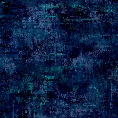 Blue Navy Mottled Blender 44"/45" Fabric Per Yard