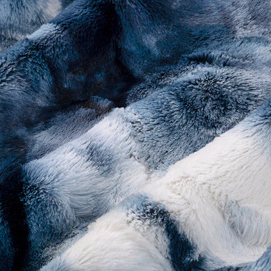 Blue Print Luxe Cuddle Sorbet 58"/60" Fabric per yard - Image 2