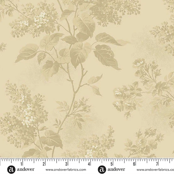 Blue Sky 108" Lilacs Golden Hour Wideback Cotton Fabric Per Yard