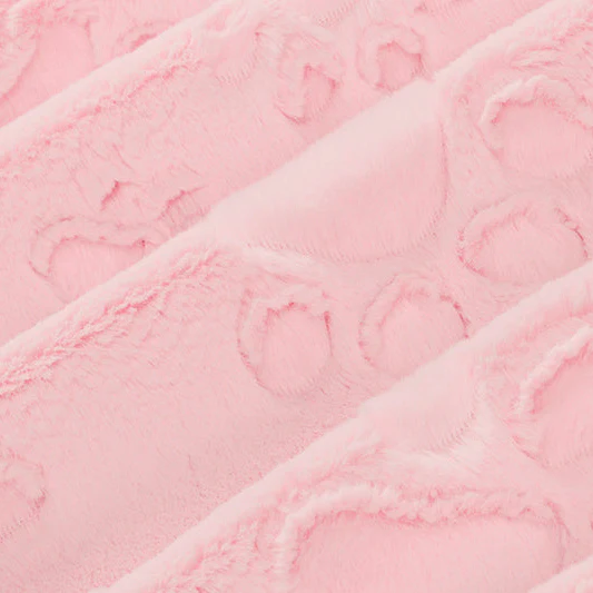 Luxe Cuddle Paws Blush 58" - 60" Fabric per yard - Image 3