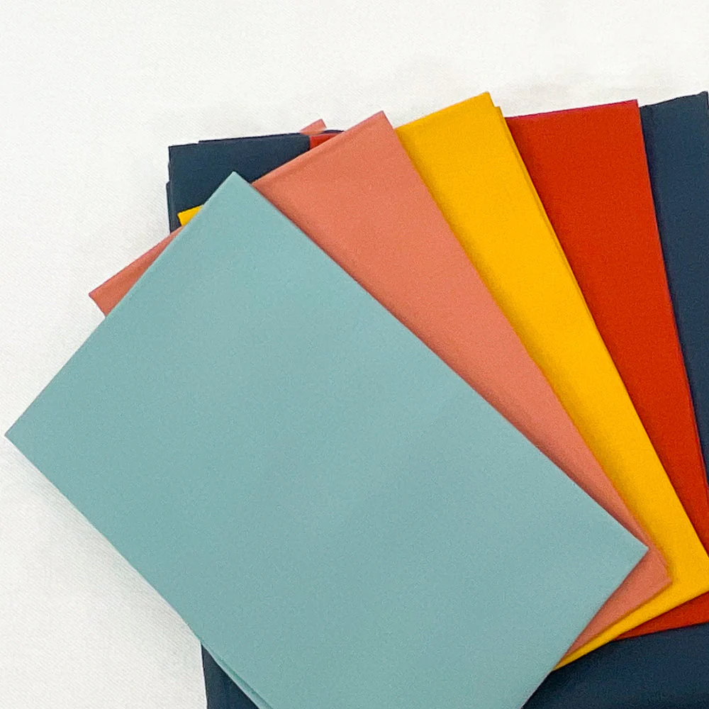 Boundless Coordinated Stash Builder Bundle - Color Block - various solid fabrics 3 1/4 yards total
