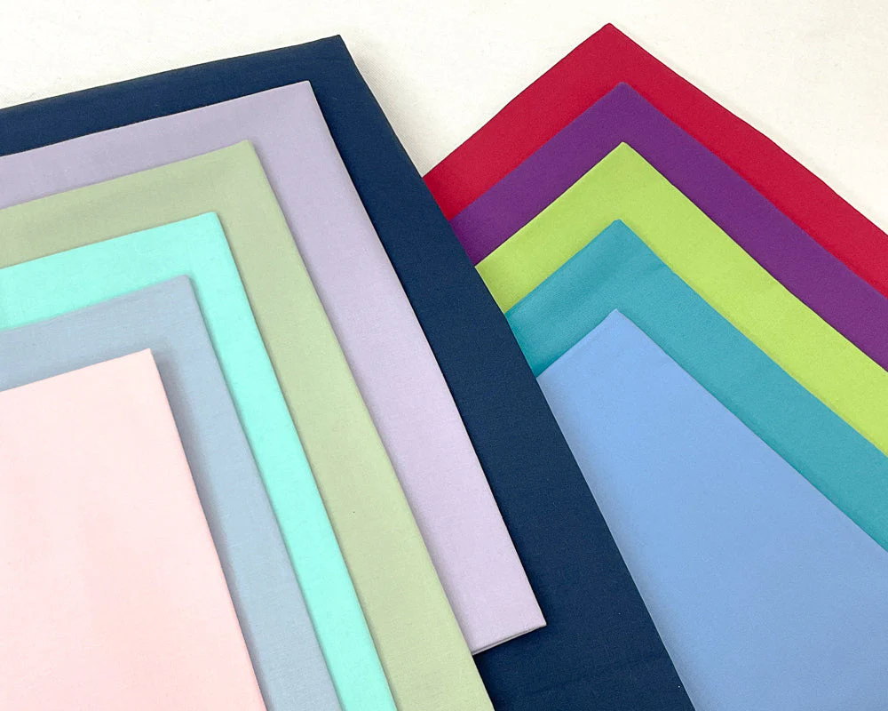 Boundless Coordinated Stash Builder Bundle - Lancaster Square - various solid fabric 16 3/4 yards total - Image 3