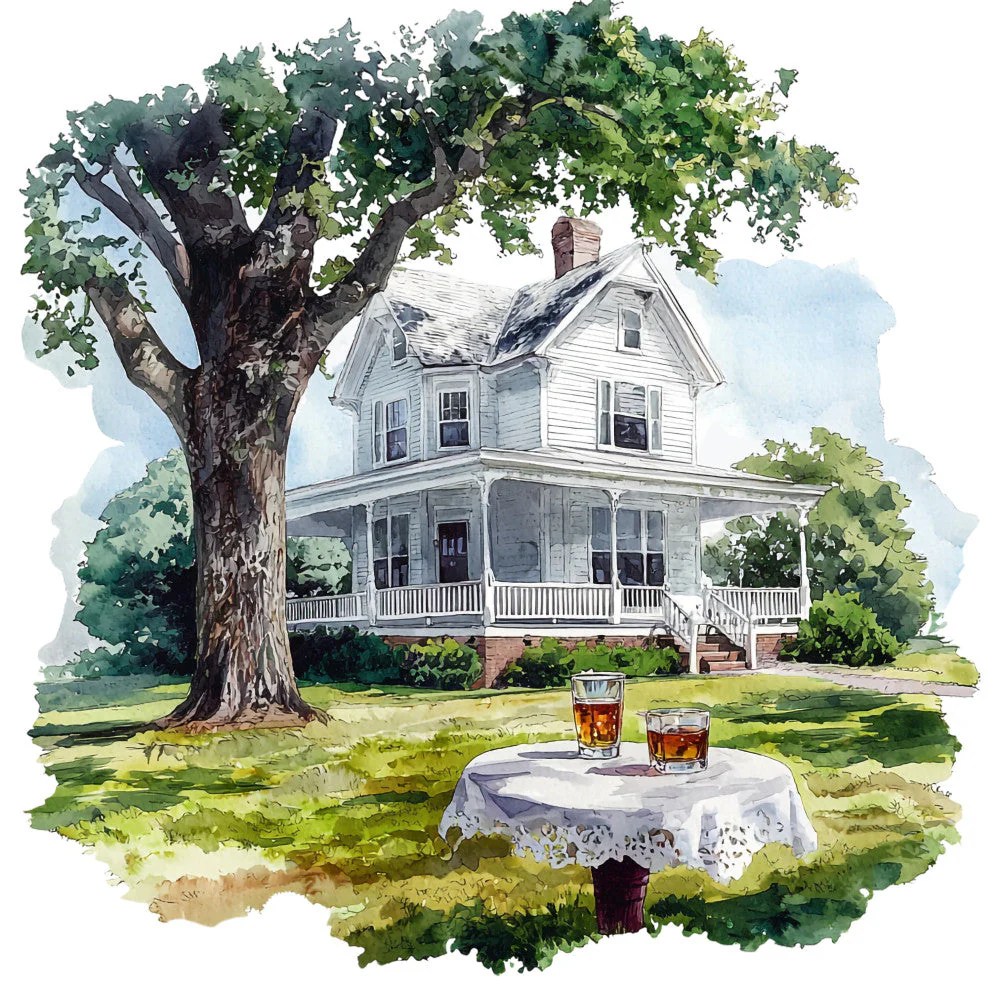 Bourbon Trail Fabric Panel 31
