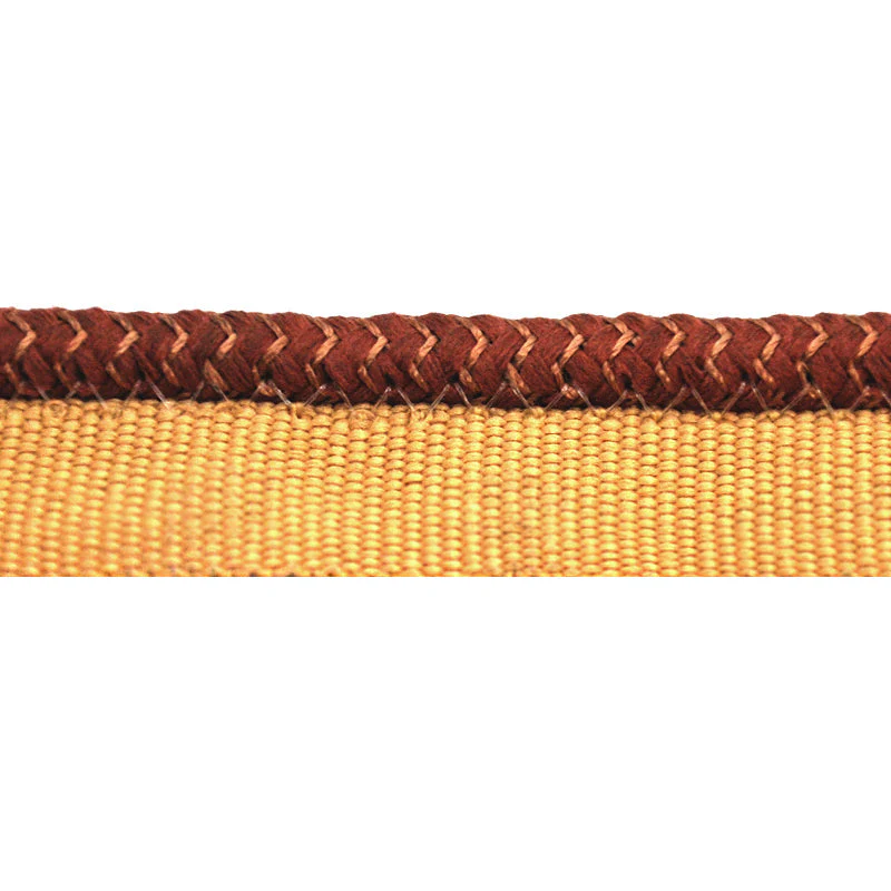 Braided Upholstery Piping Cord with Lip, 1/4-inch X 5 yards – Decorative Welt Cord Trim for Cushions, Furniture & Sewing