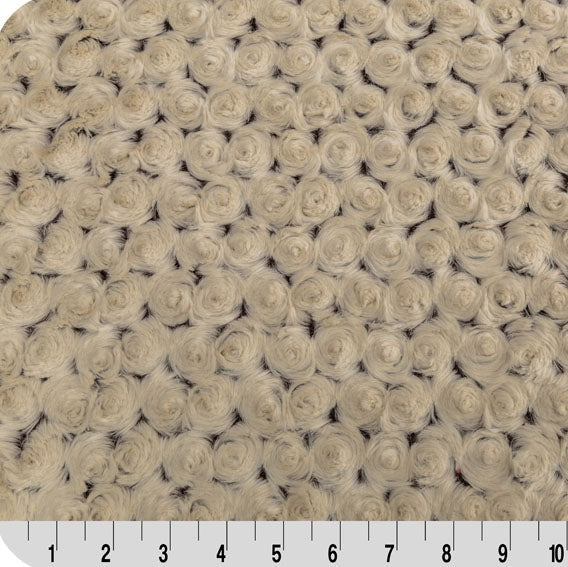 Luxe Cuddle Frosted Rose Brown/Beige 58" - 60" Fabric per yard - Image 2