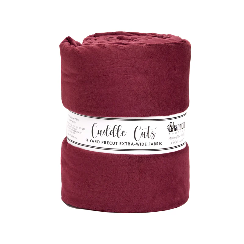 C390 Blk Cherry 3 Yard C390 Cuddle Cut