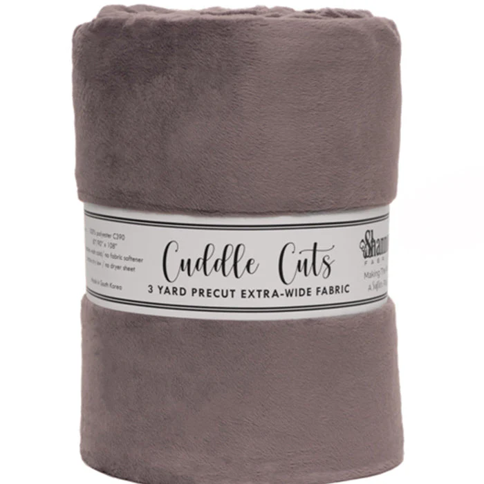 C390 Charcoal 3 Yard C390 Cuddle Cut