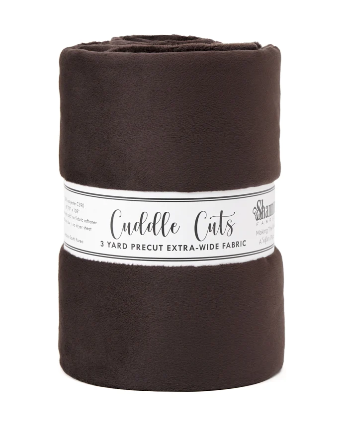 C390 Chocolate 3 Yard C390 Cuddle Cut