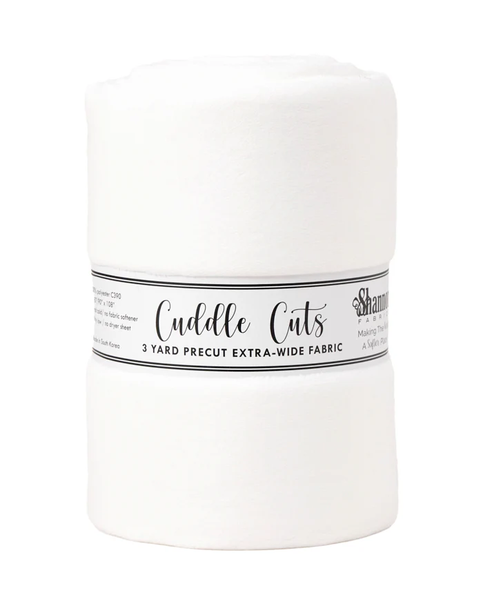 C390 White 3 Yard C390 Cuddle Cut