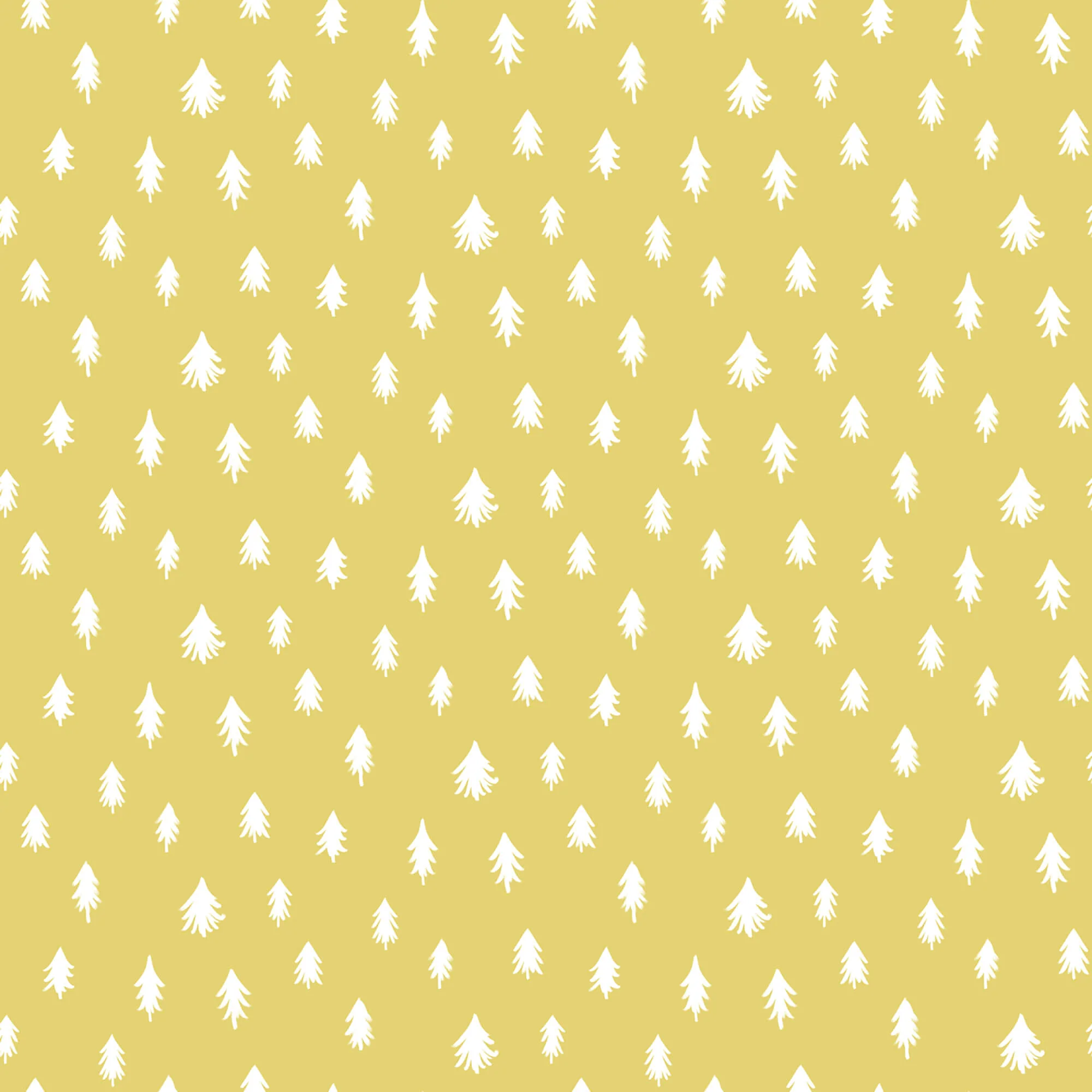 Camp Canine - In The Pine - Yellow 44" / 45" Fabric Per Yard