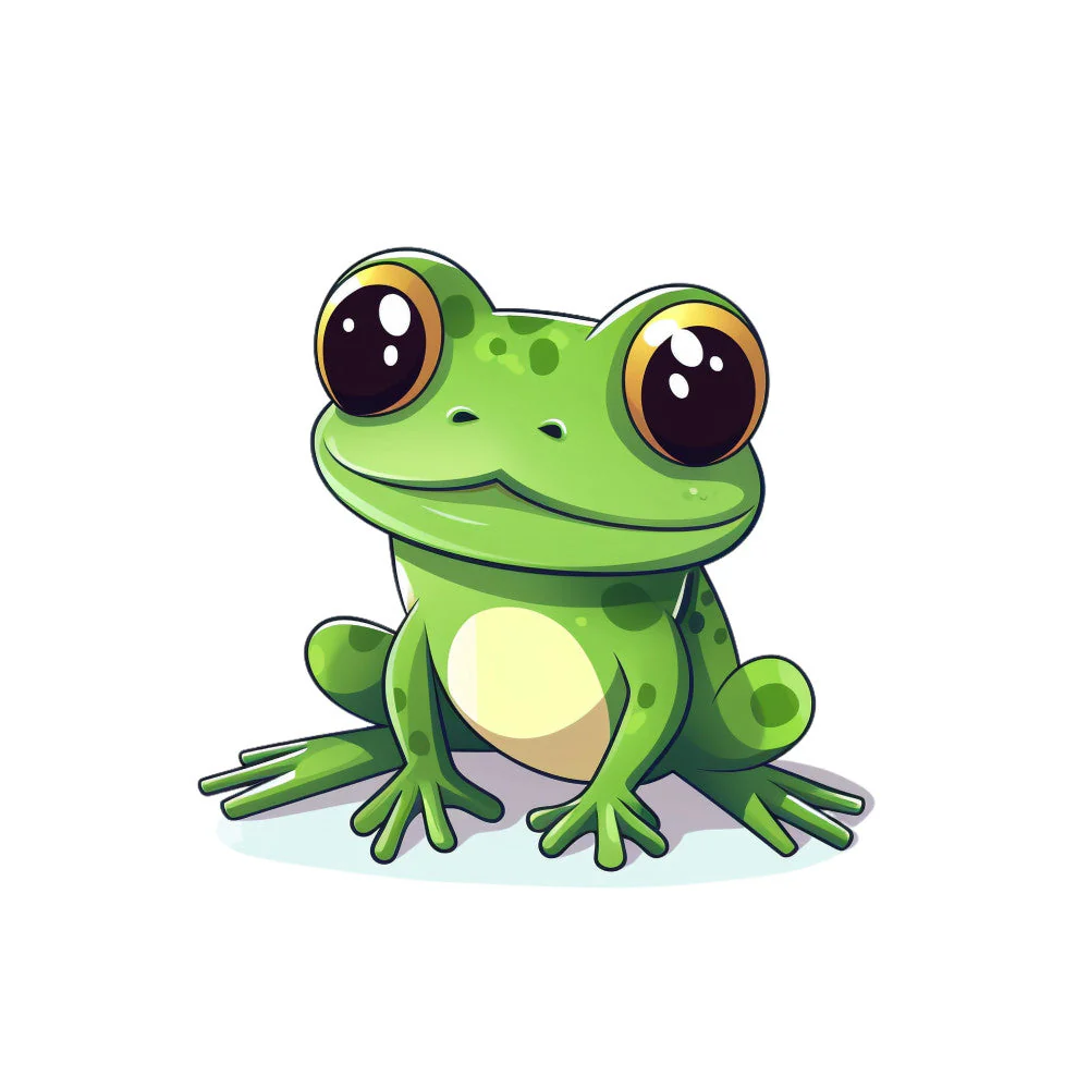 Cartoon Frogs Fabric Panel 16