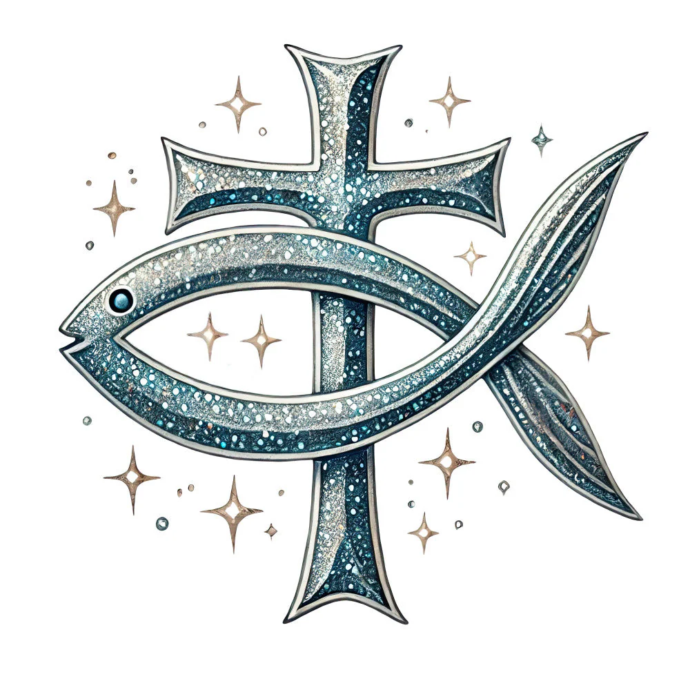 Catholic Symbols Fabric Panel 34