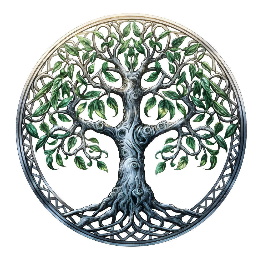 Celtic Symbols Fabric Panel 24