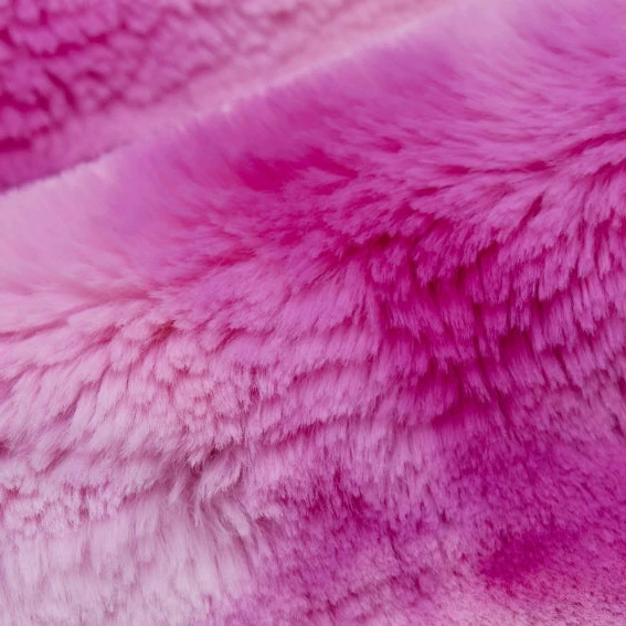 Cerise Luxe Cuddle Fusion Bunny 58"/60" Fabric per yard - Image 3