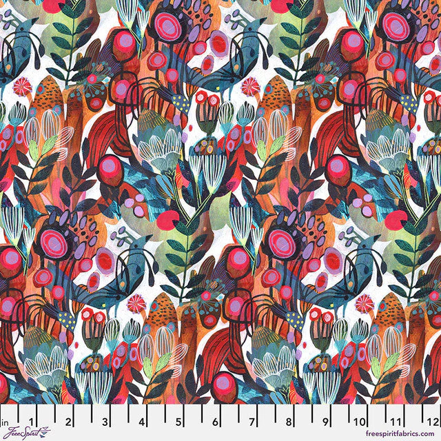 Cherie White Colori Cotton 44"/45" Fabric Per Yard