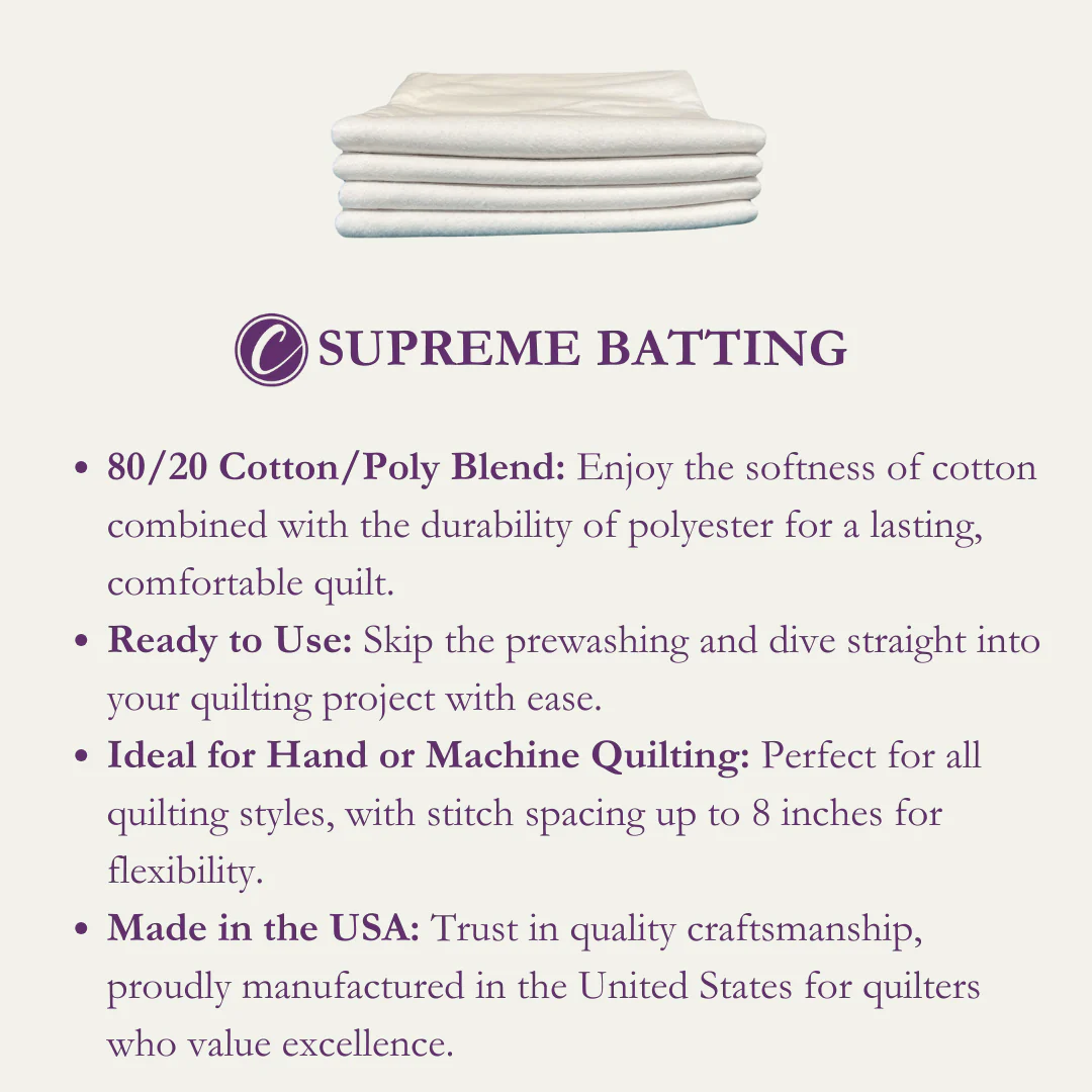 Choice Supreme Batting 80/20 - 93" Wide - By the Yard - Image 3