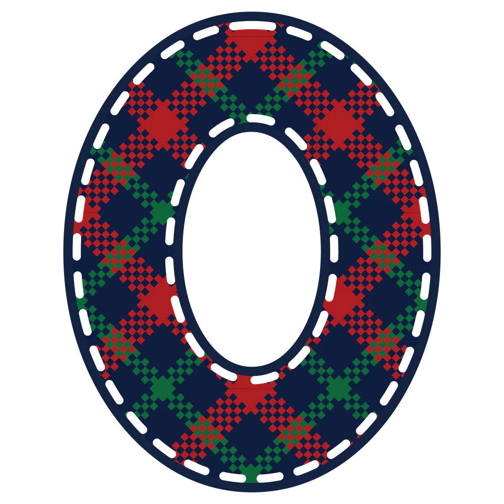 Christmas Alphabet Fabric Panel 3