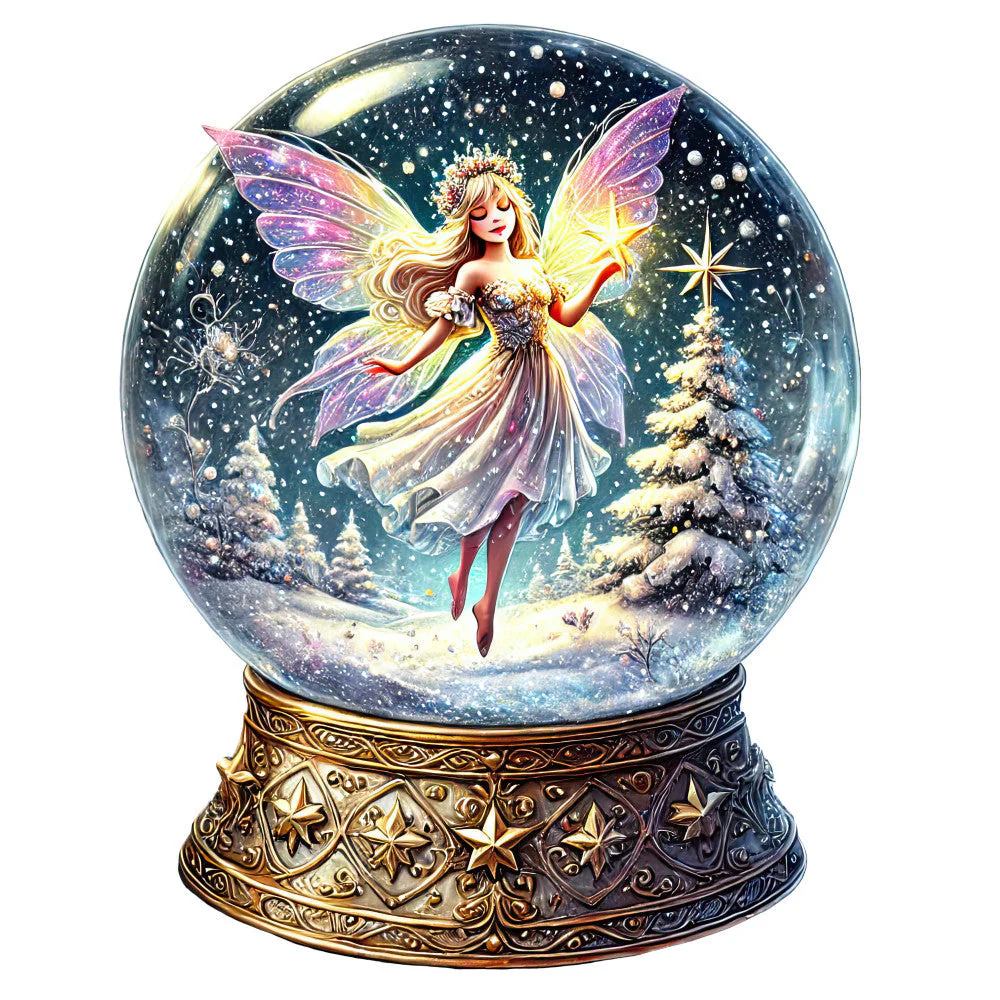 Christmas Snow Globes Fabric Panel 21