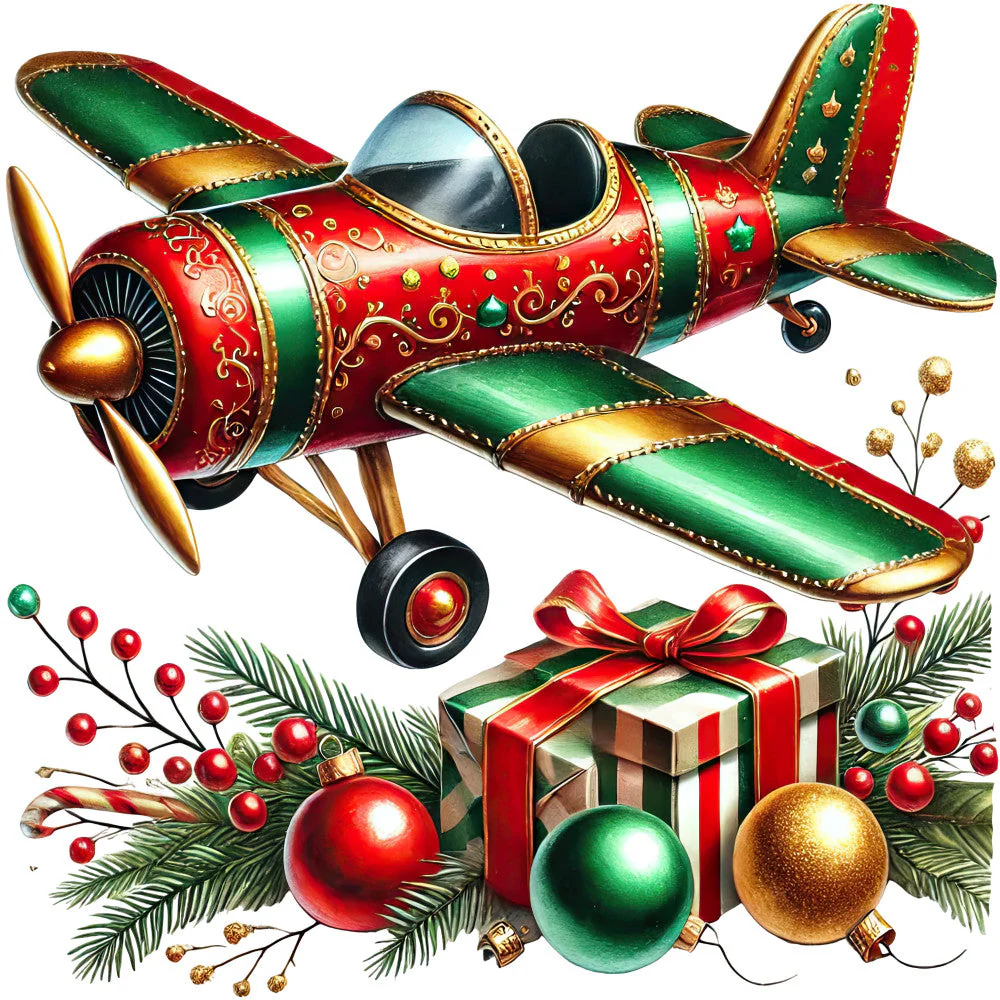Christmas Toys Fabric Panel 39