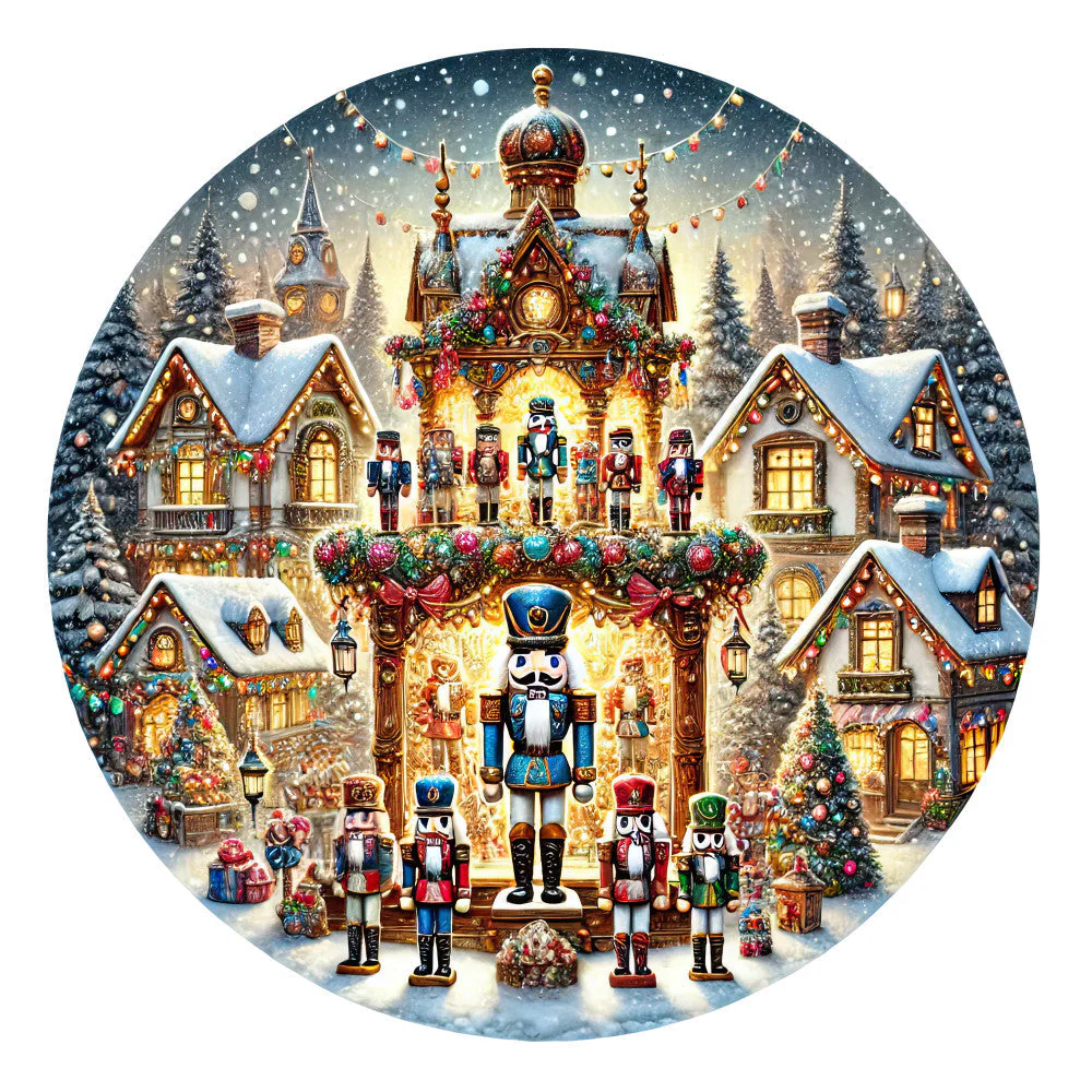 Christmas Villages Fabric Panel 25