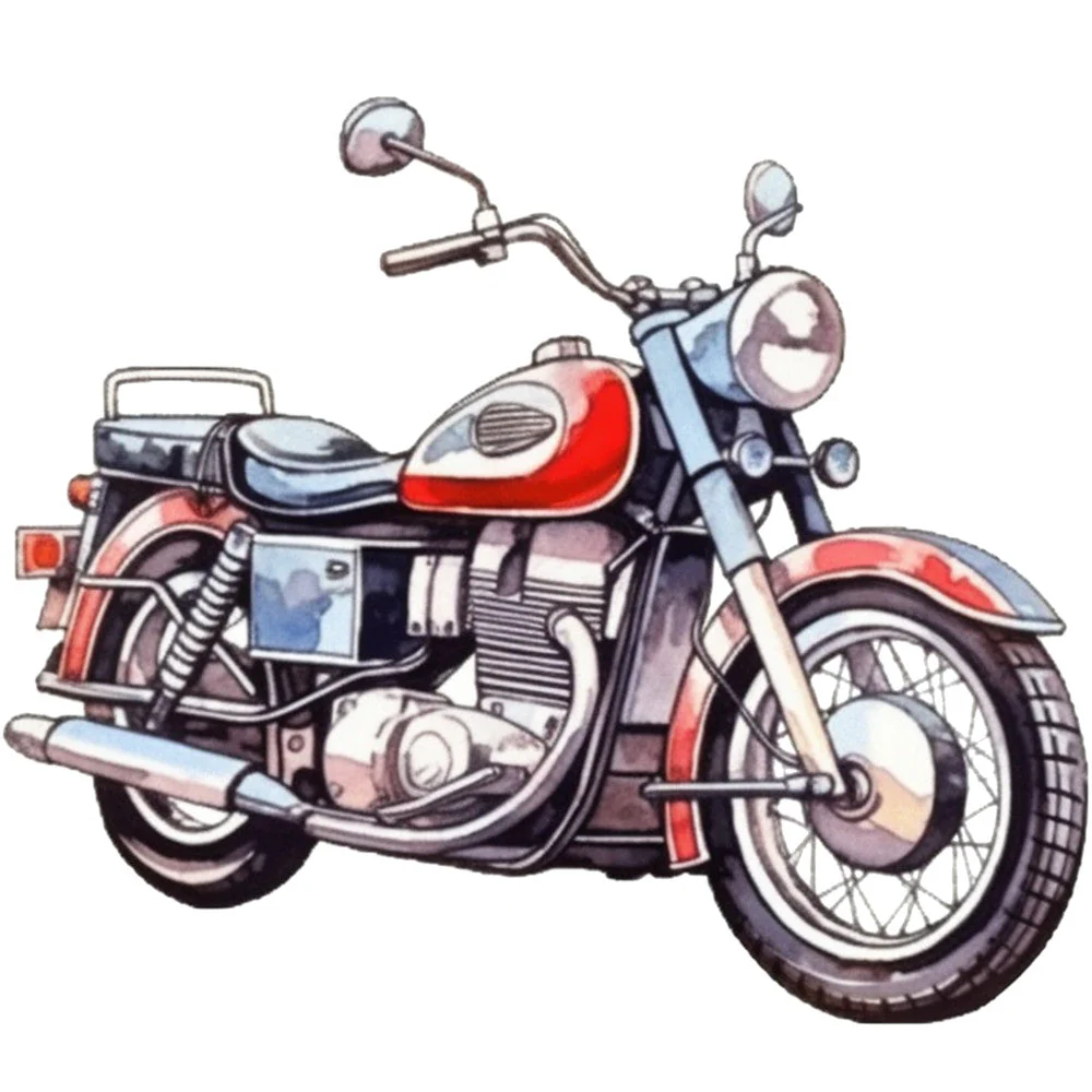 Classic Motorcycle Fabric Panel 12