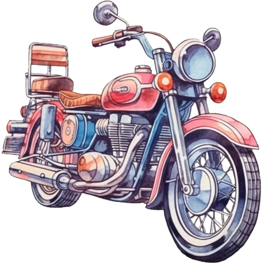 Classic Motorcycle Fabric Panel 7