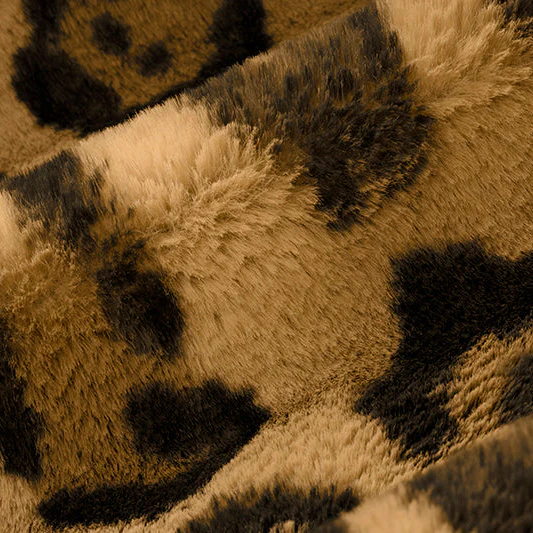 Cognac Luxe Cuddle Wild Jag 58"/60" Fabric per yard - Image 4