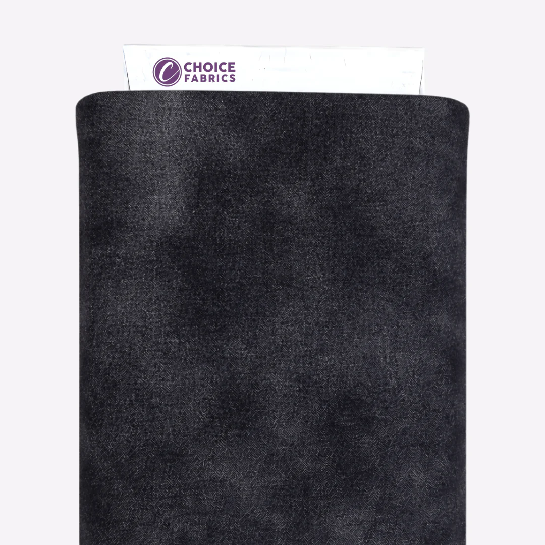 Color Waves 108" Supreme Backings - Charcoal Wideback Fabric Per Yard - Image 2