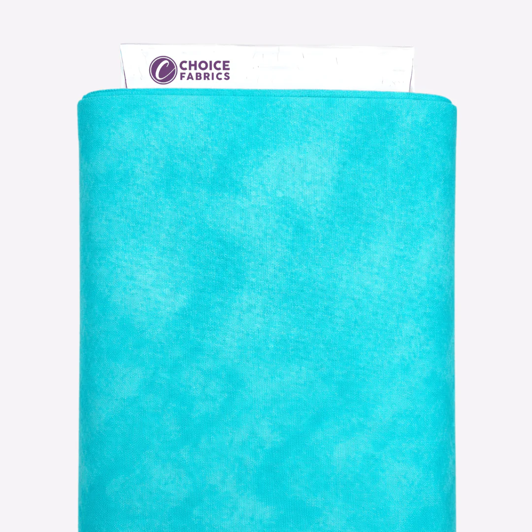 Color Waves 108" Supreme Backings - Turquoise Wideback Fabric Per Yard - Image 2