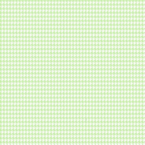 Comfy Flannel - Houndstooth - Green 44"/45" Cotton Flannel Fabric per yard