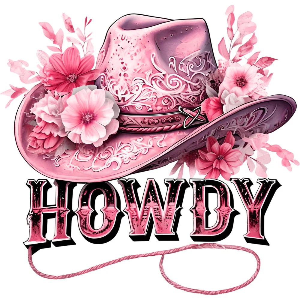 Coquette Cowgirl Fabric Panel 20