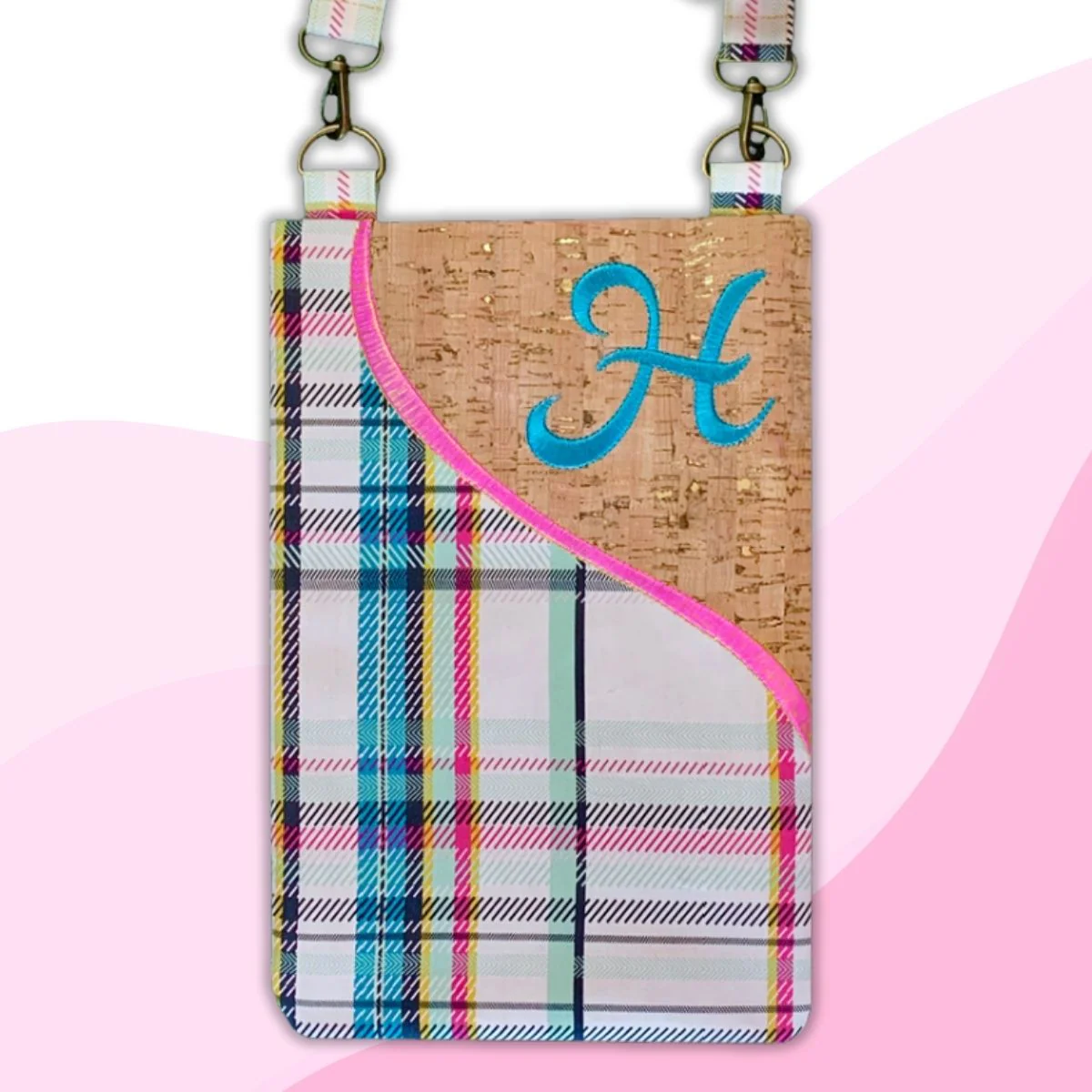 Cork Corner Crossbody Bags In the Hoop Embroidery Pickle Pie Designs - Image 2