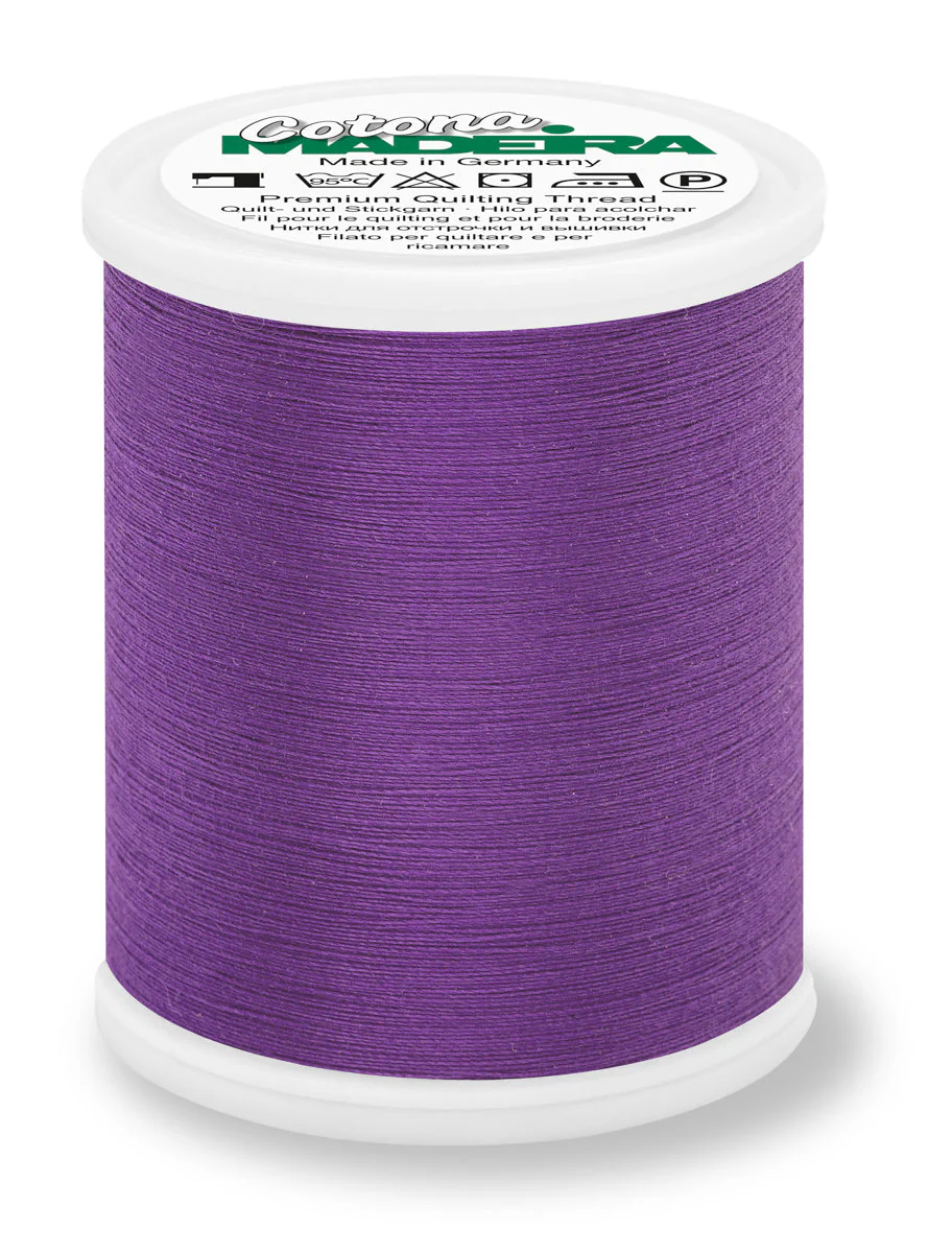 Cotona 50 - Premium Cotton Quilting & Sewing Thread, Dark Colors - Image 26