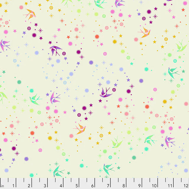 Cotton Candy Fairy Dust Tula's True Colors 44"/45" Cotton Fabric Per Yard
