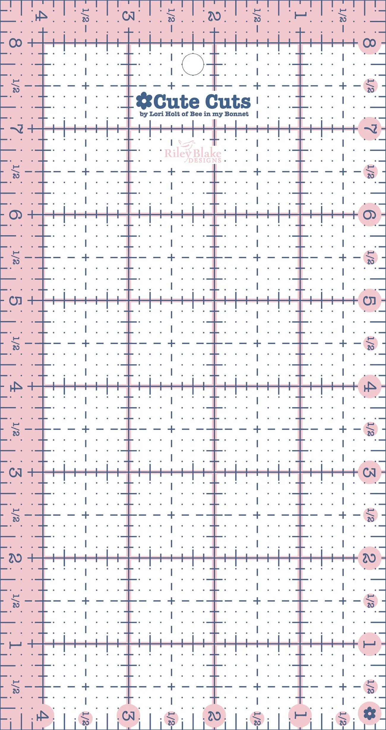 Cute Cut Ruler Rectangle 4-1/2in x 8-1/2in