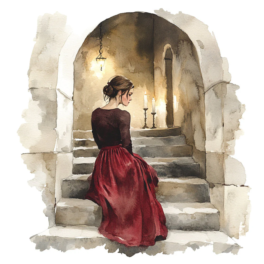 Dark Academia Fabric Panel 14