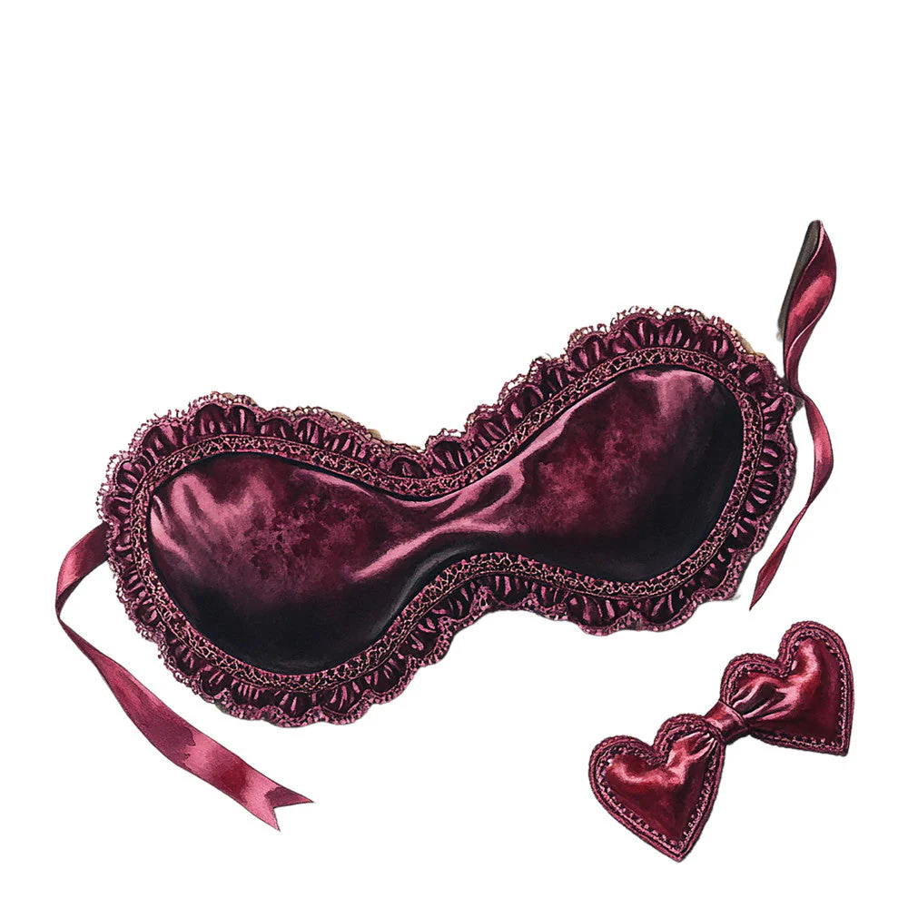 Dark Romance Fabric Panel 13