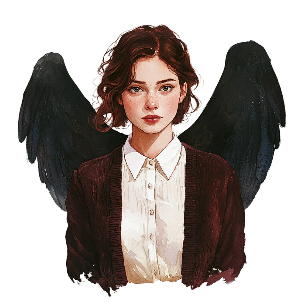 Dark Romance Fabric Panel 24