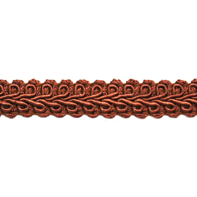 Decorative French-style Gimp Trim, 1/2-inch X 5 yards - For Furniture, Pillows, Drapery & Sewing Crafts