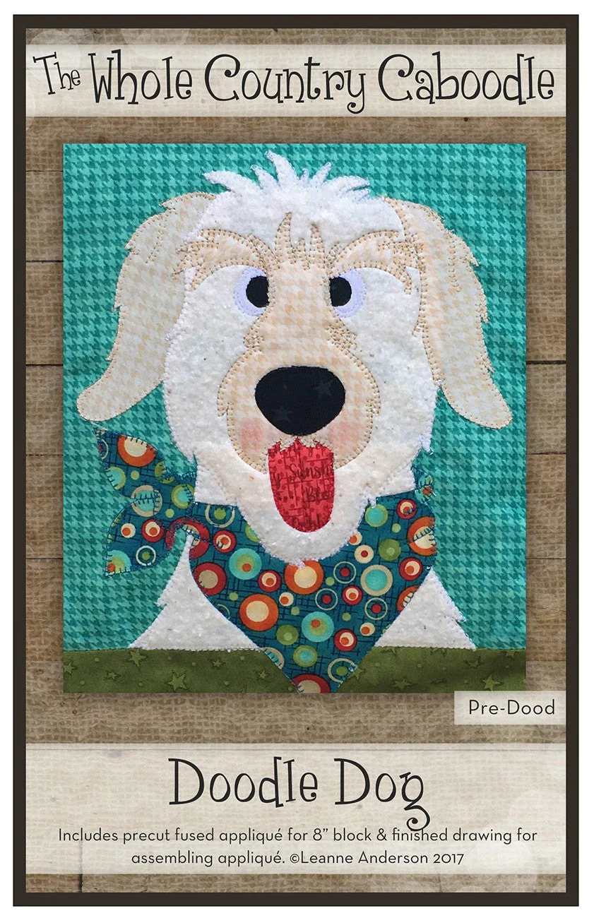 Doodle Dog Precut Fused Applique Pack