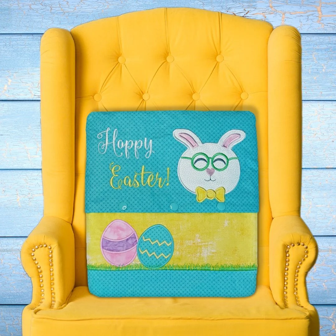 Easter Bunny Pillows In the Hoop Embroidery Design Collection - Image 2