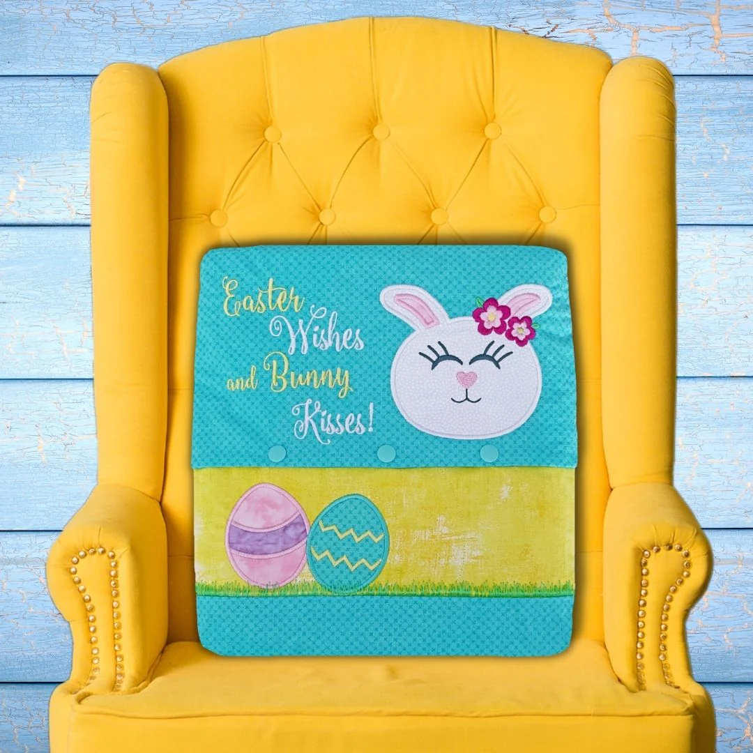 Easter Bunny Pillows In the Hoop Embroidery Design Collection - Image 3