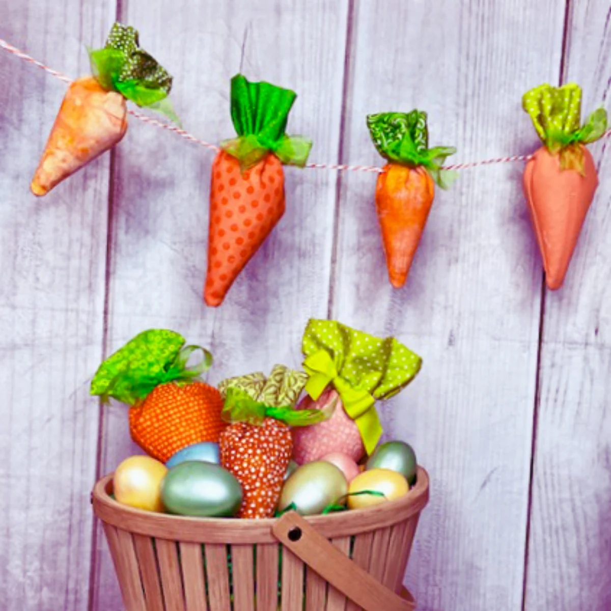 Easter Carrot Goody Bags & Banners In the Hoop Machine Embroidery Designs Pickle Pie Designs - Image 3