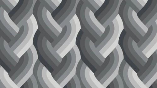Echo Braid Black Cotton 44" / 45" Fabric per yard