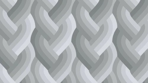 Echo Braid Grey Cotton 44" / 45" Fabric per yard