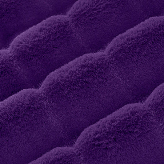 Luxe Cuddle Sydney Eggplant 58" - 60" Fabric per yard - Image 4