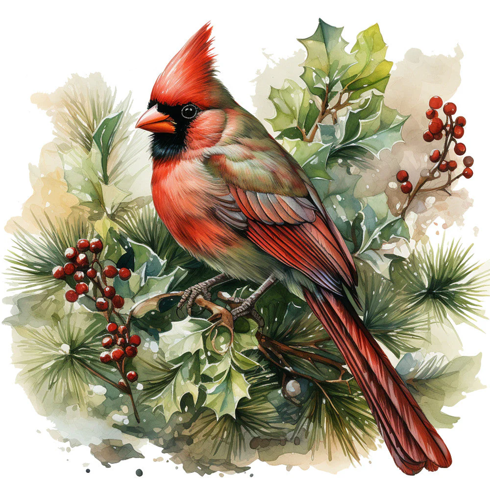 Elegant Christmas Fabric Panel 43