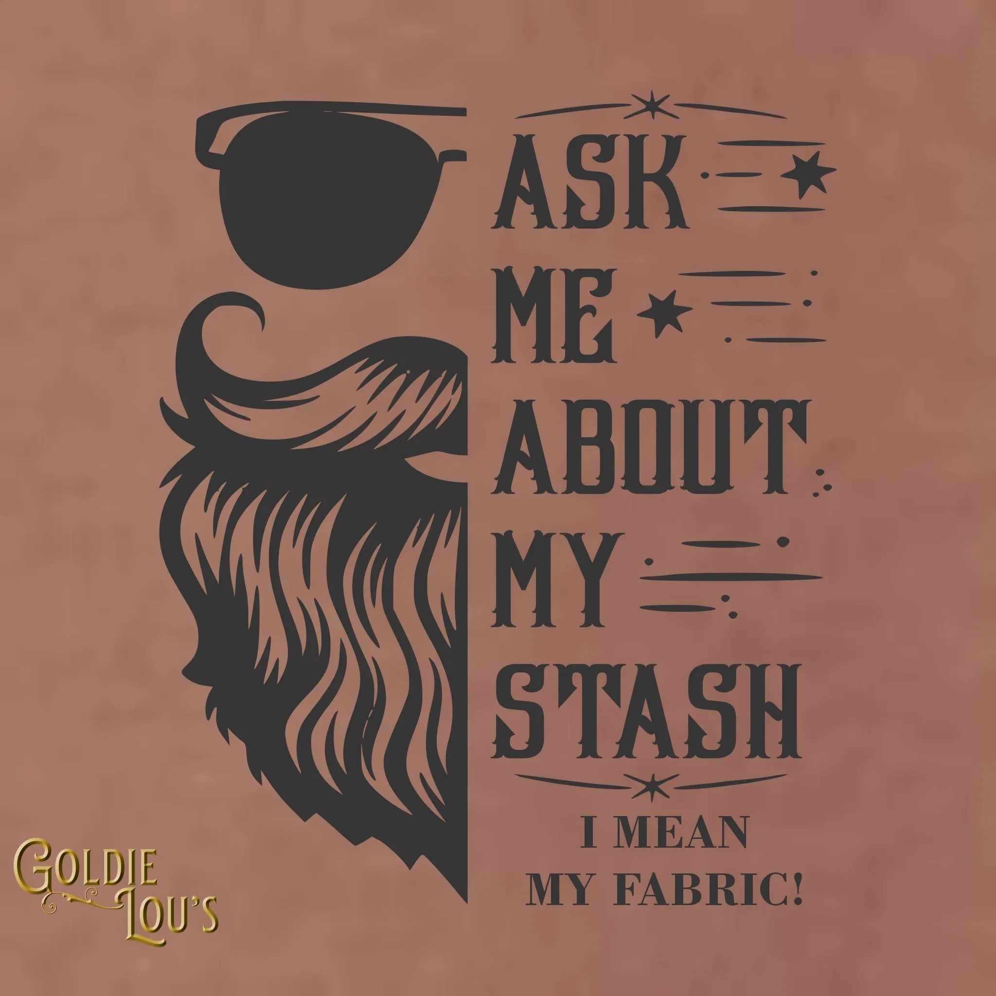 Fabric Stache Quilting T-shirt - Image 2