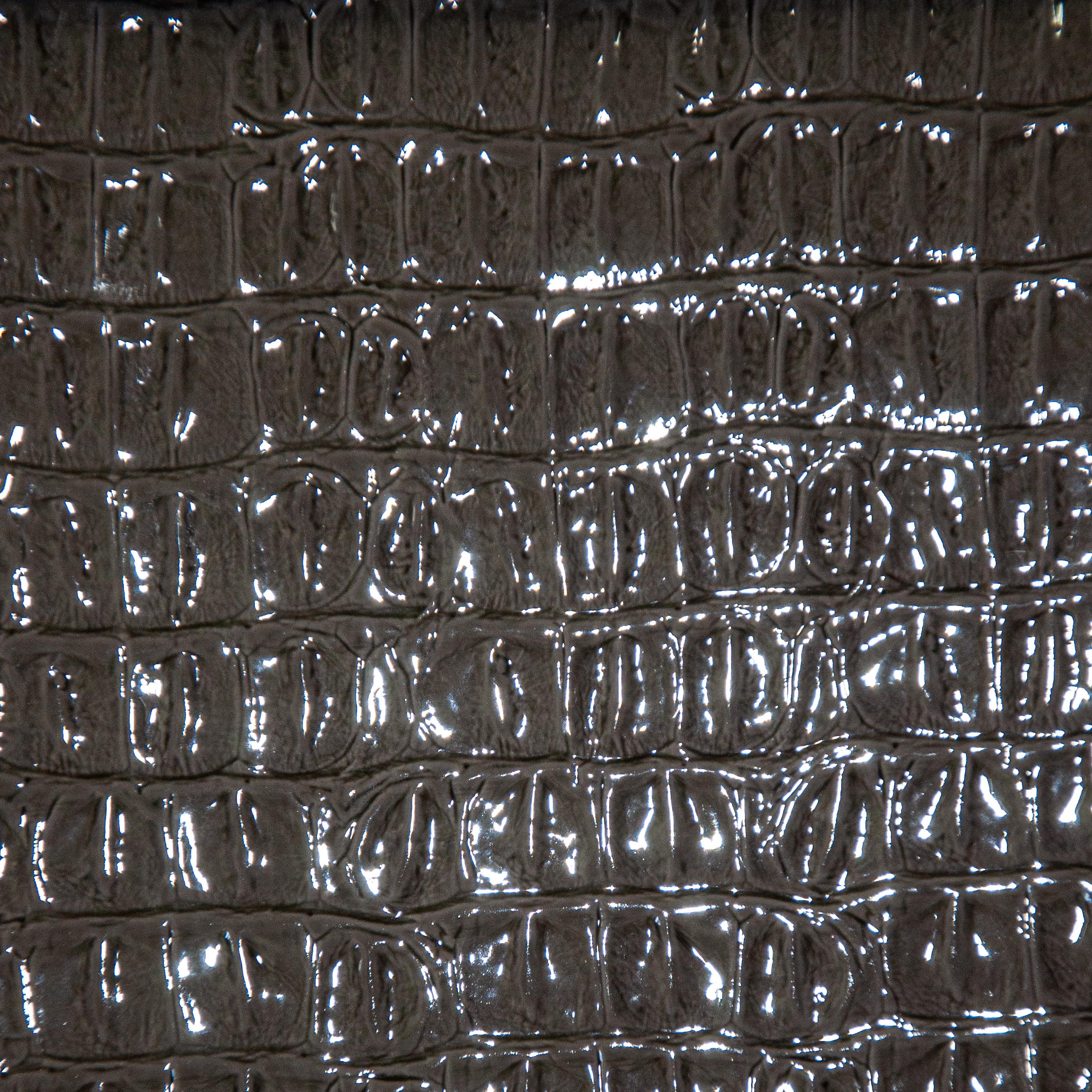 Faux Crocodile Vinyl Fabric, 17 in. X 36 in. Embossed Vegan Leather for DIY Crafts, Home Decor - Image 10