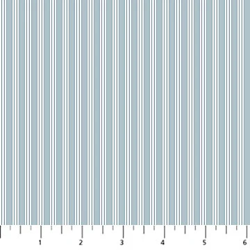 FIGO Fabric NEST Aqua Cotton 44"/45" Fabric Per Yard